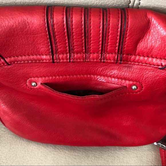 ❤️B. MAKOWSKY Genuine Leather Red Crossbody Bag.❤️ - Picture 9 of 9
